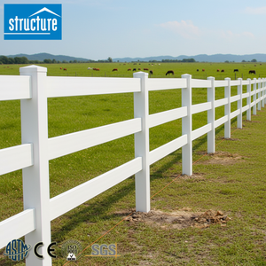 Poteaux de clôture agricole américains en gros pour la sécurité des chevaux, des bovins et des moutons - Product Image 1