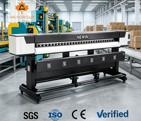 NOUVEAU Imprimante jet d'encre éco-solvant rouleau-à-roule NEWIN I3200/I1600 CMYK, double vitesse élevée 50m²/h, 1200dpi, automatique pour bannières et étiquettes