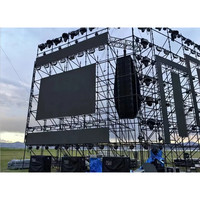 Écran LED 3.91 extérieur P3 toile de fond scène système de treillis location P4.81 mur vidéo LED pour scène concert