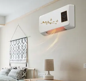 Pequeño aire acondicionado calentador montado en la pared caliente y frío Baño de doble uso impermeable calentador doméstico calentador eléctrico de calor rápido