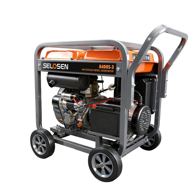SELOSEN 7.5kva Intelligent Power Portable Diesel Generator Set 3 Phase 7kva Genset Marine Diesel Generator 7kw
