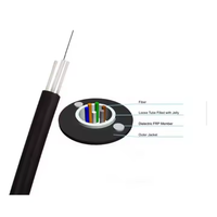 Cable de fibra óptica de modo único aéreo al aire libre de telecomunicaciones Precio Gyfxty con FRP