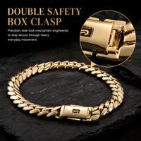 Chaîne Hip Hop 20 mm à maillons cubains polis, style Miami Curb, collier et bracelet robustes pour hommes et femmes, cadeau de fête