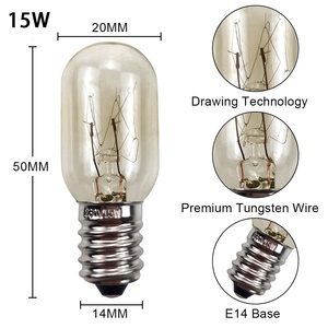 T20 15w petite <span class=keywords><strong>ampoule</strong></span> domestique réfrigérateur hotte four <span class=keywords><strong>micro</strong></span>-<span class=keywords><strong>ondes</strong></span> réfrigérateur <span class=keywords><strong>ampoule</strong></span> E14 petite vis bouche 220v - Product Image 2