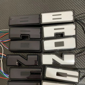 Emblema de rejilla delantera P & D, decoración de luces con letras, luz de rejilla blanca para <span class=keywords><strong>Ford</strong></span> <span class=keywords><strong>Bronco</strong></span> 2021 <span class=keywords><strong>2022</strong></span> 2023 - Product Image 4