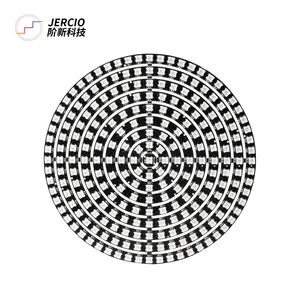 JERCIO SK6812 / WS2812 / XT1511-RGB 16/24/40LED 48mm/74mm/100mm tamanho anel de led rgb 5050,