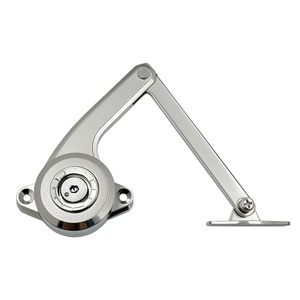 Charnière de porte à ressort à gaz en alliage de zinc au design moderne, support de couvercle à fermeture automatique, support hydraulique pour armoire de cuisine et salle de bain - Product Image 1