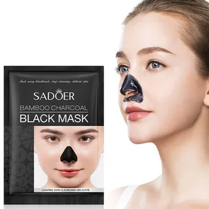 OEM SADOER Schwarzkopf entfernungs maske Tiefen reinigung Poren Akne Schmutz Nasen maske Schrumpfen Poren Nase Schlamm maske