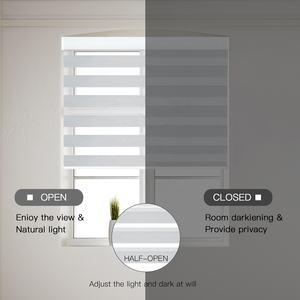 Tende Verticali Motorizzate Smart Elettriche Zebra con Telecomando, Impermeabili, Design Semplice per <span class=keywords><strong>Balcone</strong></span> e Finestra, Oscuranti - Product Image 5