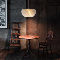 JYLIGHTING Nordic Creative Design PVC Lustre Suspension Wabi Sabi Salle à manger Restaurant Maison Projet Installation
