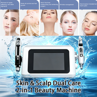 Máquina de Belleza 2 en 1 para el Cuidado del Cuero Cabelludo N Face, Dispositivo Hidratante con Dos Cabezales para Nutrir la Piel, Uso Profesional en Casa o Salón