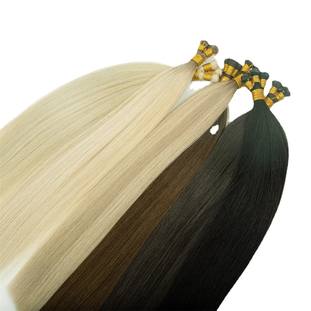 Russian Hair Extensions Double Drawn Hand Tied Weft - LeShine Weft