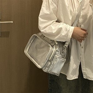 Sac Ita personnalisé en forme de maison champignon Porte-monnaie cartoon Bon marché Sac de concert Ita transparent Sac de présentation d'épingles Sac de présentation Itabag personnalisé - Product Image 3