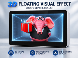 Pantalla Táctil Transparente Horizontal de 18.5 Pulgadas para Señalización Digital, Táctil Capacitiva de 10 Puntos, Gestión Remota de Contenido OEM - Product Image 4