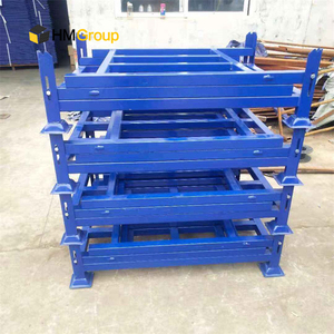 Palet de Almacenamiento de Rollos Textiles para Manejo de Materiales, Palet de Acero Metálico Soldado Duradero con Recubrimiento en Polvo, Palet de Almacenamiento de Tela Apilable - Product Image 4