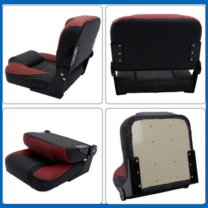 Fishing Chair Pu Material Foldable With Retractable <b>Backrest</b> For Boat Outdoor Use - Product Image 5
