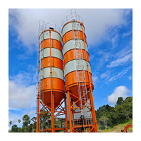 Silo per Cemento in Acciaio ad Alta Resistenza da 1000 Tonnellate con Motore per Costruzioni Industriali (Riutilizzabile)