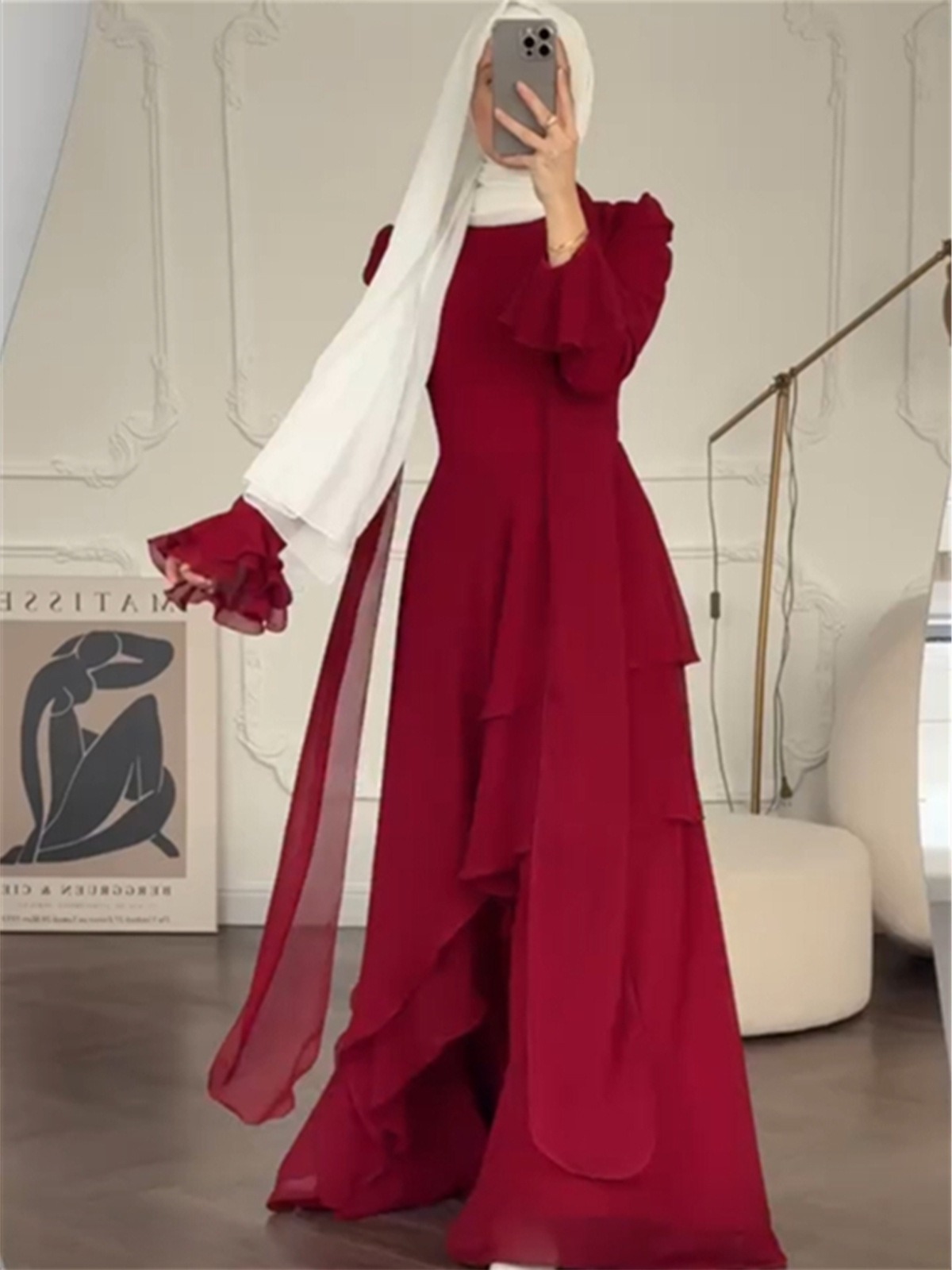 On Sale Beautiful Muslim Long Dress Customizable Size Options | Alibaba.com
