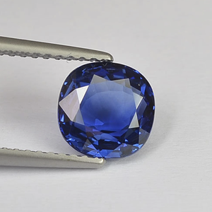 Natural <b>Blue</b> <b>Sapphire</b> Cushion shape Faceted Cut Loose Gemstone For Jewelry Making At Factory Price Certified 3mm to 7mm - Product Image 1