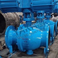 Vanne à bille en acier inoxydable DN50 pneumatique avec revêtement céramique pour gaz ISO 9001 ASTM A276 316 Graphite