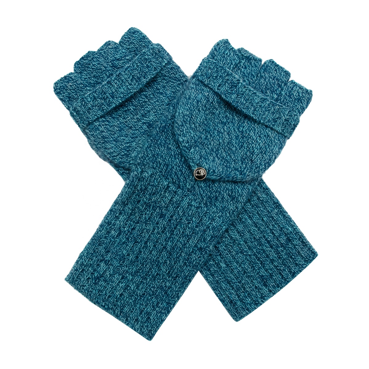 Высококачественные женские кашемировые вязаные перчатки с откидной крышкой Роскошные зимние теплые перчатки