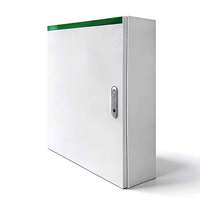 Boîte de contrôle en acier galvanisé verrouillable, protection IP30, pour chantier de construction, alimentation temporaire, boîtier étanche