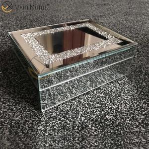 Offre Spéciale boîtes cadeaux <span class=keywords><strong>de</strong></span> <span class=keywords><strong>luxe</strong></span> en verre étincelant <span class=keywords><strong>de</strong></span> diamant écrasé pour colliers et bagues, boîte à <span class=keywords><strong>bijoux</strong></span> pour femmes - Product Image 1