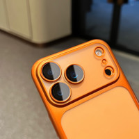Coque de téléphone portable rigide en PC pour iPhone 17 16 Pro Max 17 Air, antichoc, transparente, givrée, électroplaquée, protection de l'objectif