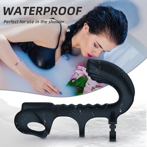 Anillo vibrador masajeador <span class=keywords><strong>de</strong></span> pene doble para hombres y parejas, Juguetes sexuales con correa para consolador Anal, tapón Anal - Product Image 3