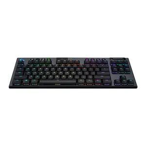 Sessiz ses orijinal Logitech G913 TKL kablosuz RGB mekanik oyun klavyesi