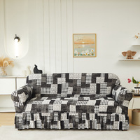 Nordic Style Full Wrap Stretch Design Rutsch feste geometrische Muster Sofa bezug Großhandel grenz überschreitende Schnitts ofas Schon bezüge