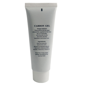 Gel exfoliant facial au nano-carbone noir pour blanchiment, contrôle du sébum et rajeunissement de la peau, compatible avec les lasers Nd:YAG et Picolaser, usage professionnel en salon, jetable - Product Image 6