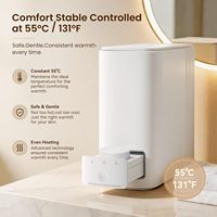 Mini distributeur de serviettes chaudes commercial portable, chauffe-serviettes électrique automatique à température constante de 55°C pour usage domestique