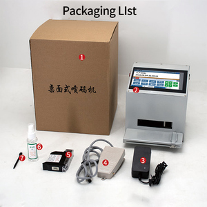 Băng tải nhỏ Máy tính để bàn của nhãn hiệu màn hình cảm ứng máy in phun hàng loạt Thời hạn sử dụng chai mã hóa nhiệt tij máy in nhãn mới - Product Image 5