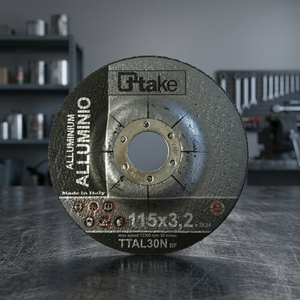 Disco Abrasivo de Óxido de Aluminio TTAKE, Duradero, de 4 Pulgadas y 3.2 mm de Grosor, Alta Dureza, Centro Depresado, para Cortar Acero y Aluminio - Product Image 2