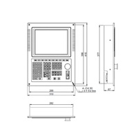 Controlador CNC de Plasma StatAi CC-M4 de 2/4 Ejes, Pantalla LCD a Color de 10.4 Pulgadas, Velocidad de 24 m/min, Almacenamiento de Programas 4G, 20 E/S para Plasma CNC