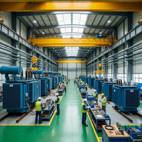 Transformateur de puissance immergé dans l'huile 1000 kVA 10 kV Triphasé 50/60 Hz HS-1000/10 à bobinages multiples pour la fusion de l'acier