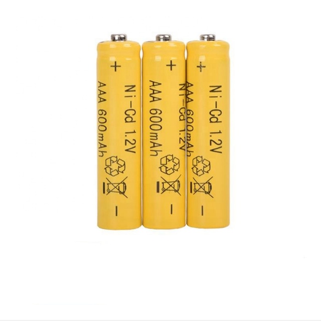 Low Cost Aa 600mah 1.2v Ni-cd Rechargeable Battery for Solar Lights