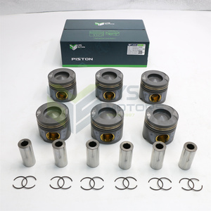 ชุดลูกสูบเครื่องยนต์350สำหรับ Mercedes-Benz <span class=keywords><strong>GLE</strong></span> W166 <span class=keywords><strong>350D</strong></span> GLS X166 GL 350 CDI M <span class=keywords><strong>350D</strong></span> W166 A6420300418แหวน A6420300518 STD 0.5 - Product Image 6