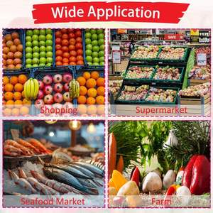 Bolsas de malla reutilizables para productos agrícolas, bolsas elásticas para verduras, cebollas, patatas, frutas, mariscos y almacenamiento. - Product Image 5