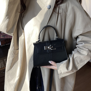 Sac fourre-tout décontracté en PU, Nouveauté 2025, Couleur unie, Design de niche, Quotidien, pour femme, Bandoulière amovible, Portable, Durable.9932 - Product Image 3