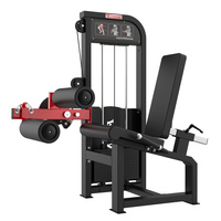 Appareil de fitness professionnel double fonction pour la musculation des jambes : machine à flexions et extensions assises pour l'entraînement des muscles des jambes et la musculation