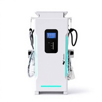 Station de recharge DC double pistolet 240 kW CCS2 GB/T, chargeur rapide pour véhicules électriques, station de recharge au sol pour parkings publics