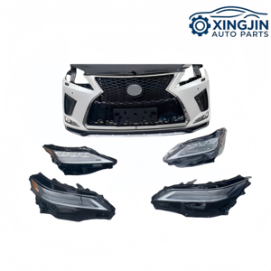Composants avant complets pour Lexus RX450H RX300 RX350 (2020-<span class=keywords><strong>2023</strong></span>) : Pare-chocs, calandre, ventilateur de radiateur, capot moteur, panneau d'aile - Product Image 4