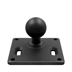 VINmount VESA 75x75 Plate with 1.5" Ball Mount for Double <b>Socket</b> Arm/GPS/Tablet/Equipment/Agricultural Machinery VIN-C-004 - Product Image 1
