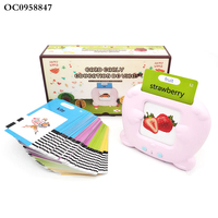 Enfants Apprentissage Précoce Cartes Cognitives Alphabet Abc Anglais Arabe Français Espagnol Cartes Flash Parler Cartes Flash Jouets D'apprentissage