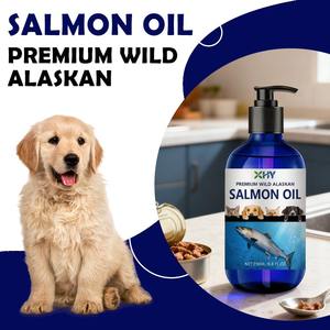 Рыбий жир из лосося для собак под собственной торговой маркой, Омега-3 рыбий жир для собак и кошек, Жир дикого лосося для кожи и шерсти собак, Жидкий рыбий жир для собак - Product Image 6