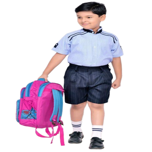 Conjunto de uniforme escolar indio de verano, camisa de manga corta con pantalones cortos, nuevo diseño Popular - Product Image 1