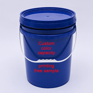 Secchio di stoccaggio pp vernice industriale a colori personalizzata 1 gallone 5gal 5l 10l 15l 20l secchio di plastica <span class=keywords><strong>blu</strong></span> vuoto - Product Image 1