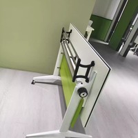 Combinaison de coutures Tables de réunion multifonctionnelles Cours de didacticiel Bureau de formation pliable Table pliante réglable en hauteur